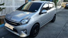 Toyota wigo g matic 2014 silver hatchback for sale 