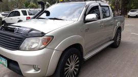 Toyota hilux G 2008 silver pickup for sale 