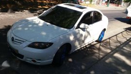 Mazda 3 2005 model at white sedan for sale 