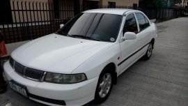 Mitsubishi Lancer 2002 Top of the Line White For Sale 