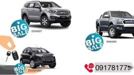 ZERO DOWNPAYMENT for Brand New Ford Everest Ranger and Ecosport