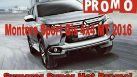 2016 MITSUBISHI Montero Sport Gls MT 4x4 NO CASH OUT **Limited Promo**