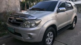 Toyota Fortuner G 2007 Diesel Silver For Sale 