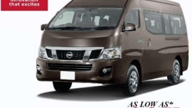 Awesome promo: Nissan Urvan Premium for only 99k all in dp