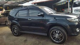 Toyota Fortuner V 2015 4x4 Blue SUV For Sale 