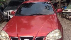 Chevloret Optra 2004 AT Red Sedan For Sale 