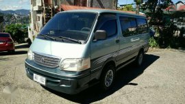 1999 Toyota Hiace Gl - Diesel FOR SALE 
