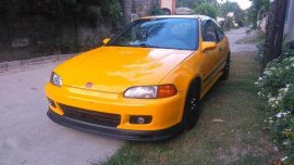 1993 HONDA CIVIC HATCHBACK Yellow (Indicate OR)
