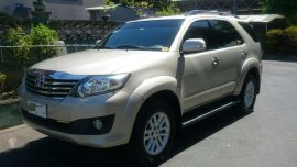 2012 Toyota Fortuner G 4x2 Diesel for sale