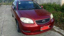 Toyota Vios 1.3E 2005 Red Sedan For Sale 