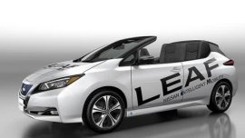 Nissan Leaf Open Car unveiled but not likely to go into production
