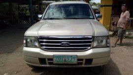 Ford Everest 2006 Manual Beige For Sale 