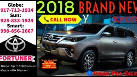 2019 Brand New Only Call: 09258331924 Now! Toyota Fortuner V DSL 2.4 AT