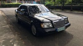 1991 Mercedes Benz W124 300E Black For Sale 