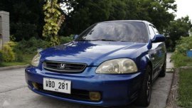 Honda Civic Vtec 1998 Blue Sedan For Sale 