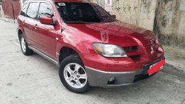 Mitsubishi Outlander Gls 2004 Red For Sale 