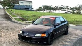 Honda Civic 1994 Manual Black Sedan For Sale 