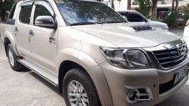 Toyota Hilux G 2014 model 4x2 manual davao accesories all power loaded
