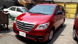Toyota Innova E Diesel At 2016 Red For Sale 