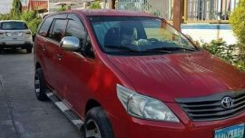 Toyota Innova J 2013 Red Top of the Line For Sale 