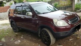 Honda CRV 2004 model Manual Red For Sale 
