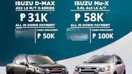 Isuzu D-max and Mux New 2018 For Sale 