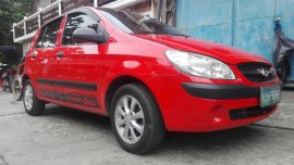 Hyundai Getz 2010 Manual Red Hb For Sale 