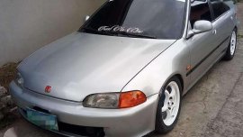 Honda Civic Esi Manual Silver Sedan For Sale 