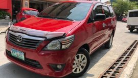 2013 Toyota Innova E Red SUV For Sale 