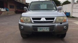 2004 Mitsubishi Pajero Gas Silver For Sale 