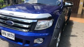 Ford Ranger 2015 Matic Blue Pickup For Sale 
