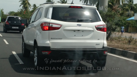 US-spec Ford EcoSport 4WD 2018 caught being tested on Indian roads