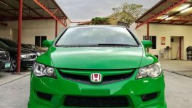 2007 Honda Civic S AT Green Sedan For Sale 