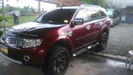 mitsubishi montero gls v 2012 red for sale 