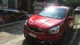 Mitsubishi mirage hatchback 2017 model gls red