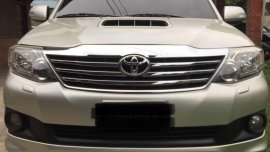 Toyota Fortuner G AT 2013 Beige SUV For Sale 