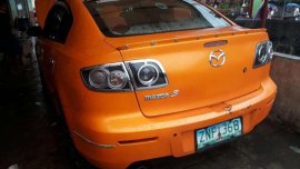 mazda 3 matic model 2008 orange For Sale 