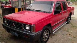 mitsubishi L200 1998 red pickup for sale 
