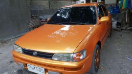 1996 toyota corolla GLi orange for sale 