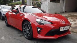 2018 Toyota 86 20 MT Red Coupe For Sale 