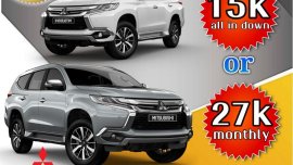 Mitsubishi Montero Sport  2018 lowest dp for sale 