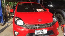 toyota wigo 2016 model red for sale 