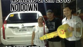 Mitsubishi Montero Sport 2018 zero down for sale 