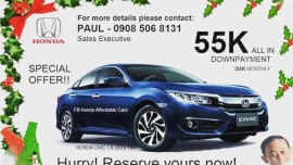 SELLING 2018 HONDA Civic E Cvt