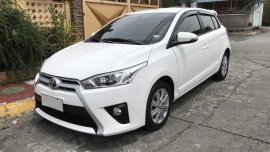 2015 Toyota Yaris G AT Gas White For Sale 