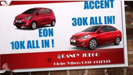 2018 Hyundai Eon 10k accent starex all in dp