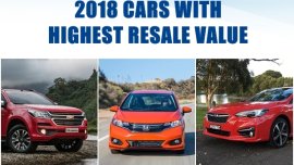 2018 Cars with the Best Resale Value in the Philippines