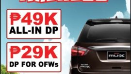 2018 ISUZU MU-X FOR SALE