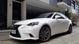 2014 Lexus Is350 Fsport White For Sale 