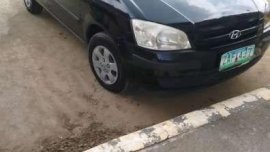 Black Hyundai Getz 2005 Manual Gas 1.1 Engine